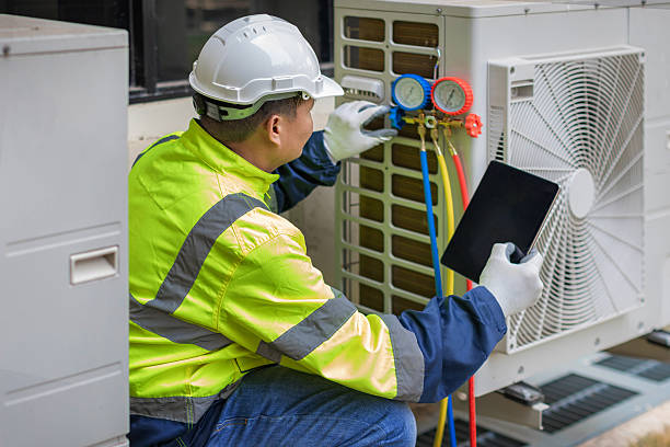 Professional Hvac Installation technician working in Millfield, OH